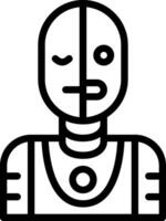 Robot icon illustration vector