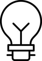 Light bulb clipart vector