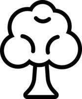 A tree with a cloud on it vector