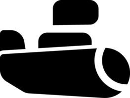 A black and white icon of a car vector