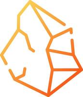 A logo for a company that makes a product that is made of a cube vector