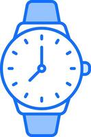 A watch icon on a white background vector
