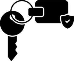 Key and lock icon vector