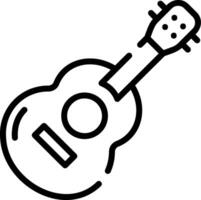 A guitar icon on a white background vector