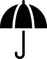 An umbrella icon on a white background vector