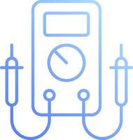 A device with two wires connected to it vector