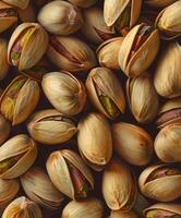 A Close Up of Shelled Pistachios Ready To Eat photo