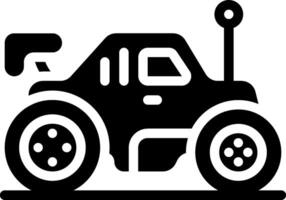 A black and white image of a tractor vector