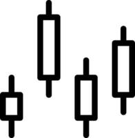 Four different types of candlesticks are shown vector