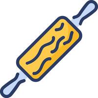 A rolling pin icon on a white background vector