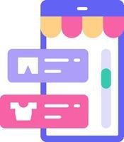 Mobile app development services vector