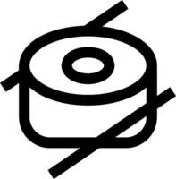 A black and white image of a roll of tape vector