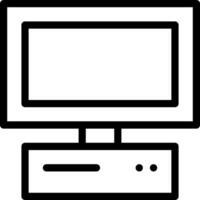 Computer monitor icon vector