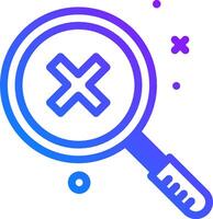 Magnifying glass icon vector
