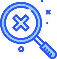 Magnifying glass icon vector