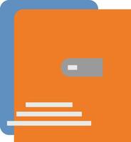 A file cabinet with a file on top vector