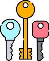 Key icon illustration vector