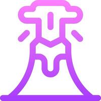 A purple and pink icon of a tower vector