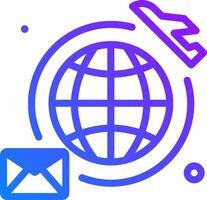 Email and mail icon vector