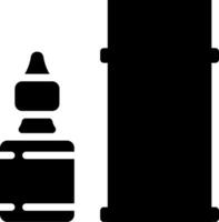 A bottle and a can of soda are shown vector