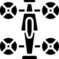 A black and white image of a car with four wheels vector
