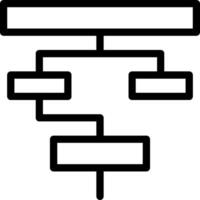 A black and white image of a tree with branches vector