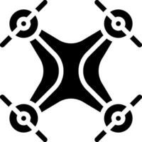 A black and white image of a drone vector