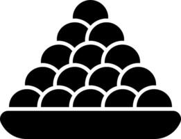 Eggs in a bowl icon vector
