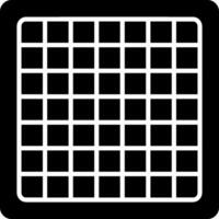 A square grid of squares on a black background vector