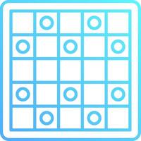 A blue square with circles on it vector