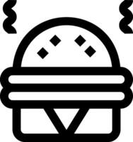 A hamburger icon on a white background vector