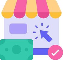 Shopify illustration design vector