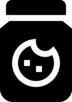A jar of peanut butter with a smiley face on it vector