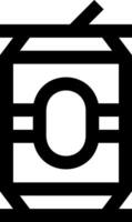 A black and white logo of a square with a circle inside vector