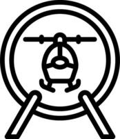 Helicopter icon illustration vector