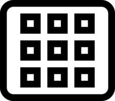 A square with squares on it vector