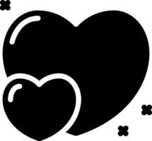 Heart shape sticker vector