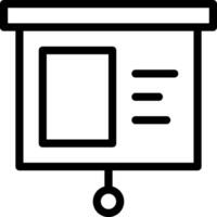A black and white icon of a projector vector