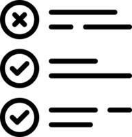 Check mark icon vector