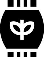 A black and white logo with a leaf on it vector