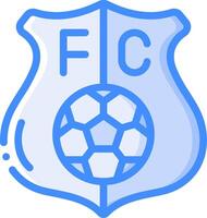 The logo for fc lille vector