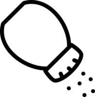 A salt shaker icon on a white background vector