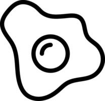 An egg icon on a white background vector