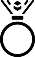 A black and white image of a bag with a light coming out of it vector