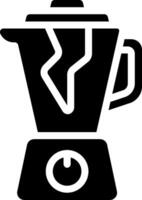 A black and white blender icon on a white background vector