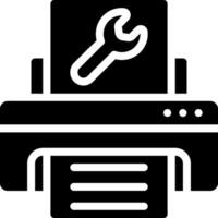 Printer repair icon vector