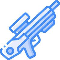 A gun icon on a white background vector