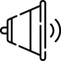 A speaker icon on a white background vector