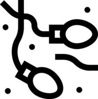 A black and white illustration of a pair of scissors vector