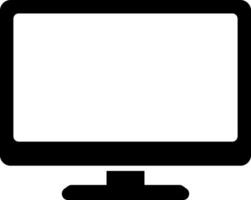 Computer monitor clipart vector